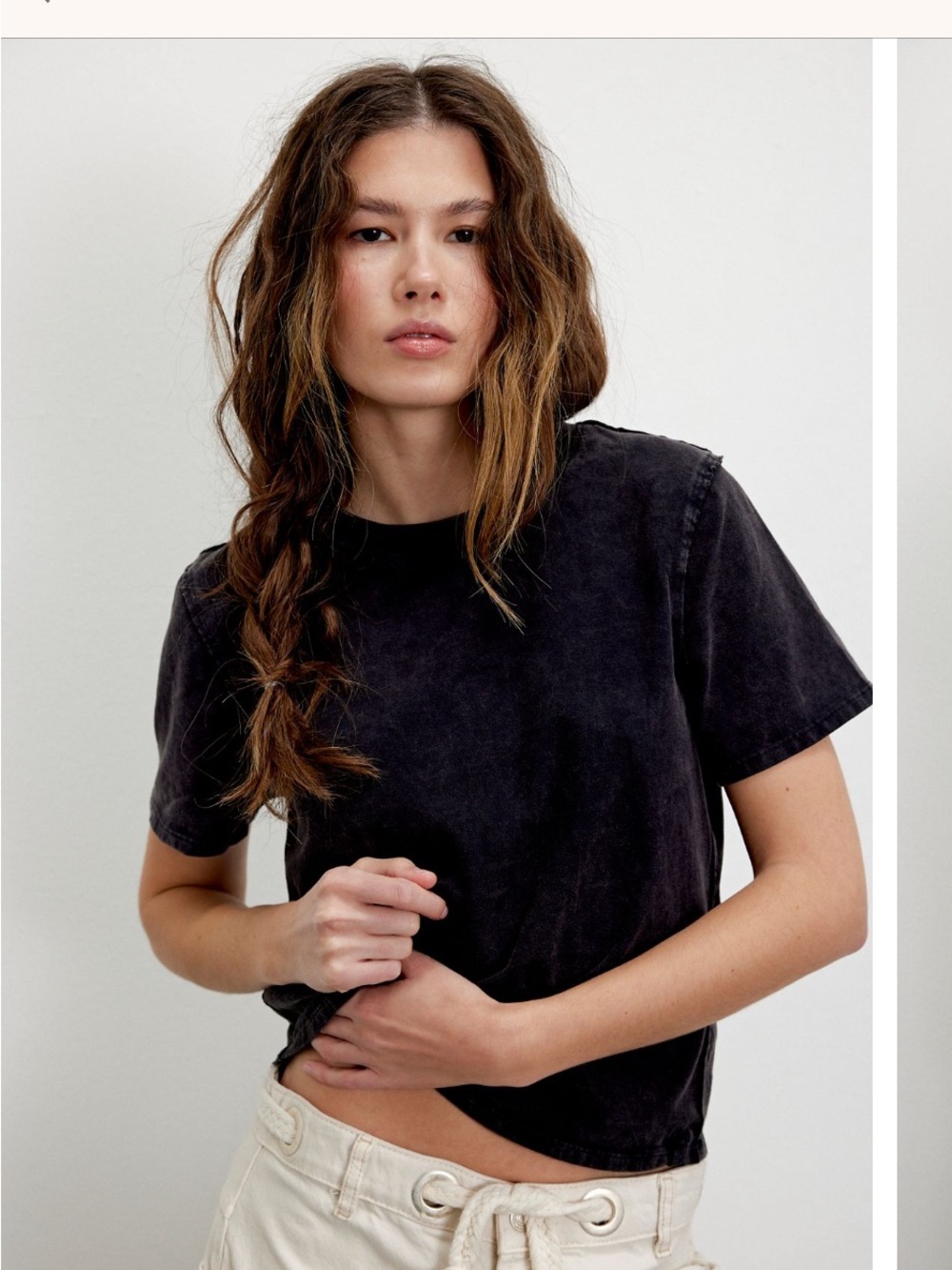 We The Free Everyday Tee in Black/Blue/Purple Short Sleeve Crew Tee